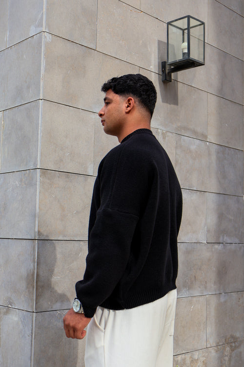 Black Knit Sweater