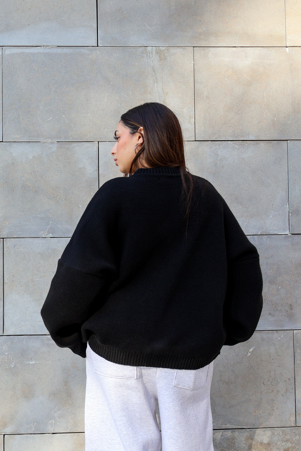 Black Knit Sweater