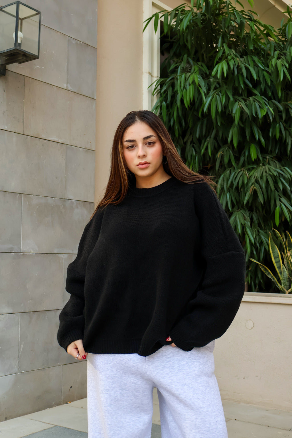 Black Knit Sweater
