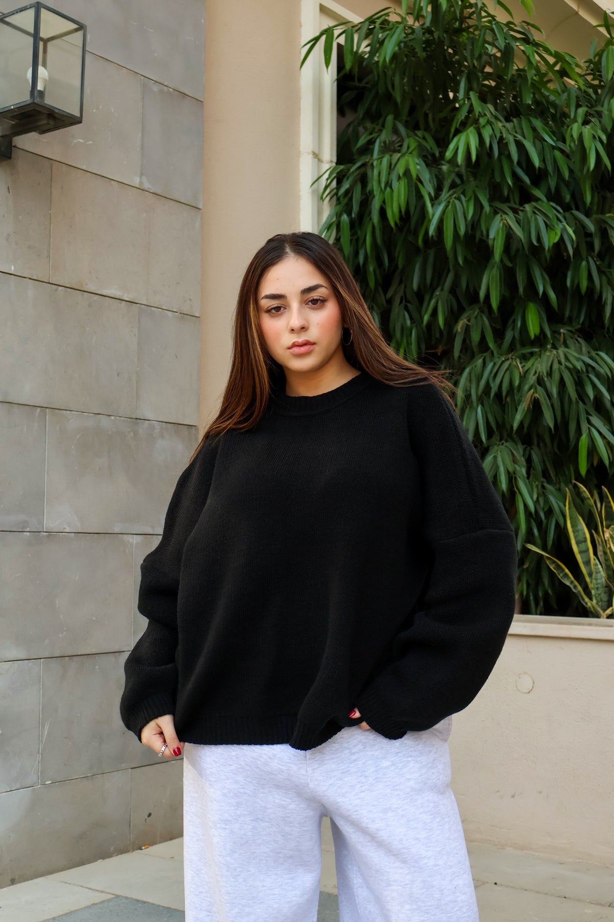 Black Knit Sweater