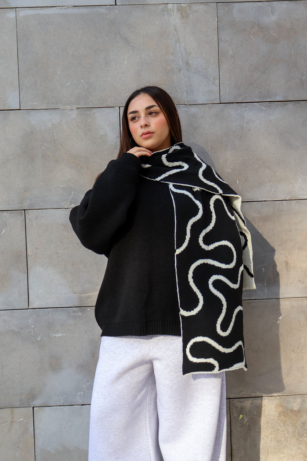 Black Knit Sweater